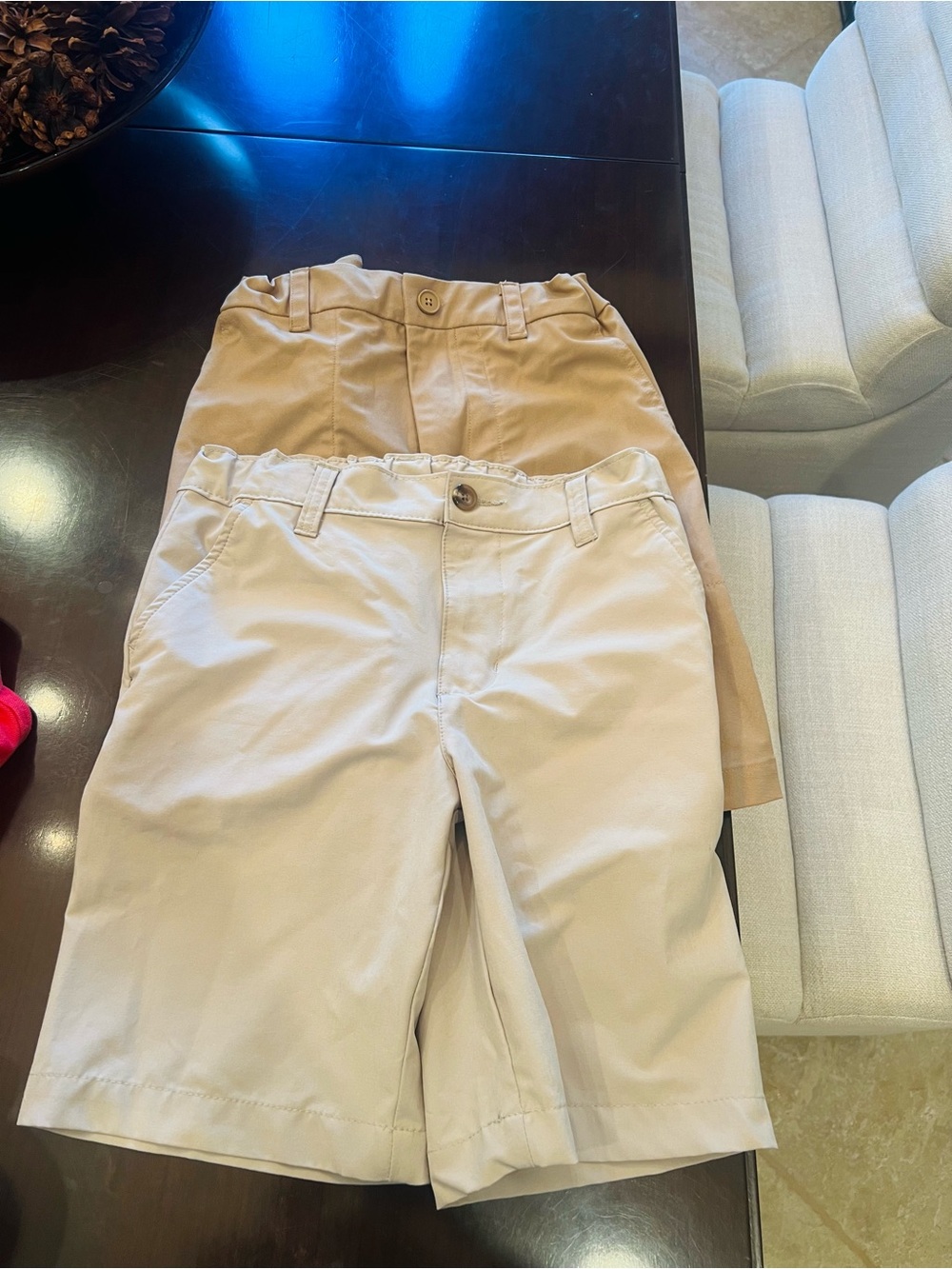 Kids Classic Chino Shorts - Tan & Khaki